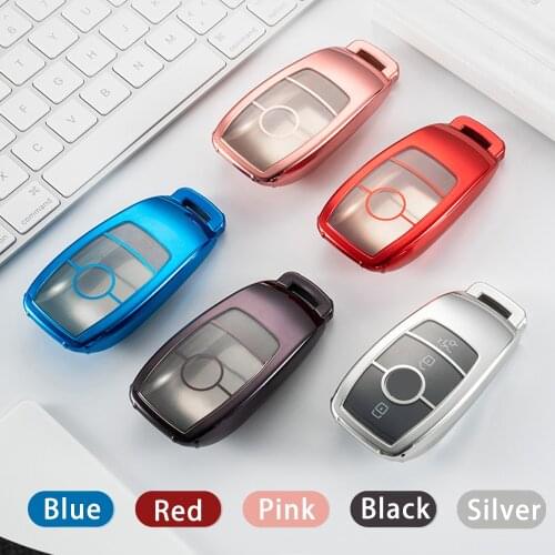 New Car Key Cover Case Shell Soft TPU Protective Bag For Mercedes Benz 2017 E Class W213 2018 S class Accessories Car styling