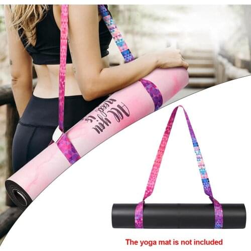 Yoga Mat Strap Belt Adjustable Sports Sling For Stretching Strap Workout Shoulder Carry Strap Belt Fitness Elastic Yoga Belts