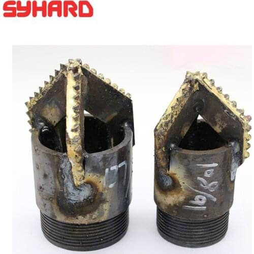 Tubular Three Blade Drill Bit Core Barrel Alloy Drilling Tool 3wings Alloy Drill Bit