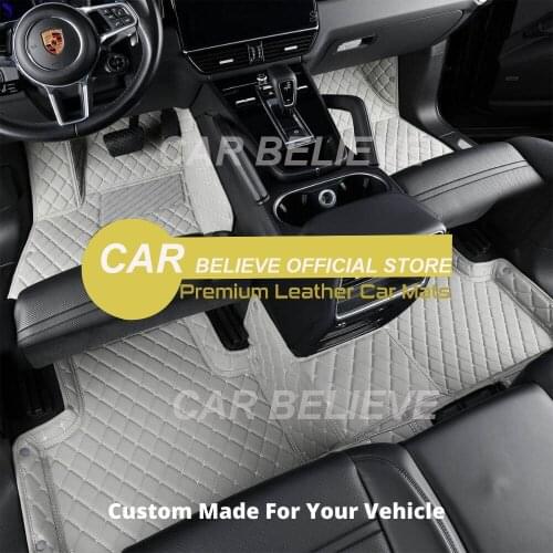 Thicken Leather car floor mat For ssangyong kyron actyon sport korando rodius rexton Chairman tivolan rug carpets accessories