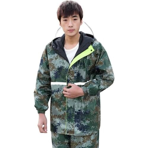 Waterproof Rain Coat Suit Thick Motorcycle Raincoat Pants Impermeable Adult Rain Coat Men Chubasquero Hombre Rain Partner AC50RC