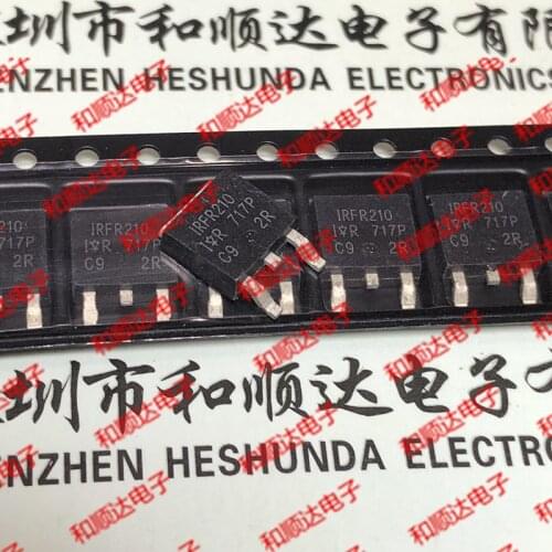 10pcs/lot IRFR210 FR210 New Spot TO-252 200V 2.6A