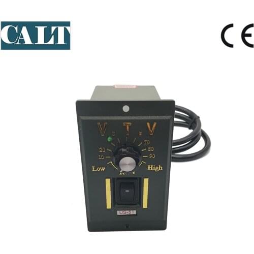 110V AC Gear Motor Speed Controller 6W 10W 20W 60W 90W 120W 250W Single-phase Motor Speed Regulator