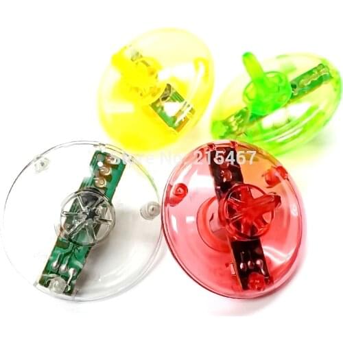 12 pcs laser Spin Tops Light Up Toy Twirl Kids Play Spinner Birthday Party Favors Pinata Bag Filler Loot Gag Game Prize Goody