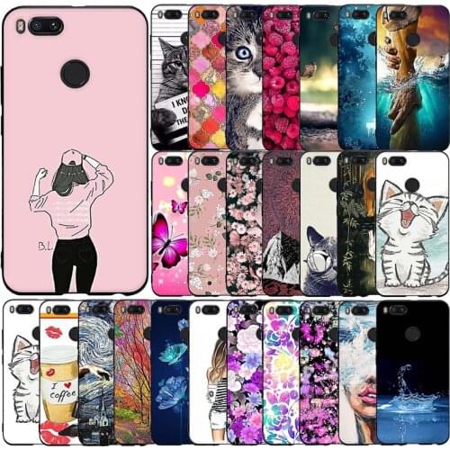 Case For Xiaomi Mi 5X Case Cover Silicone Fundas Soft TPU Protective Back Case For Xiaomi Mi A1 Phone Shell Cover Coque Capas