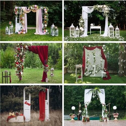 Yeele Wedding Forest candle Girl Portrait Decoration Photography Backdrops Customized Photographic Backgrounds For Photo Studio