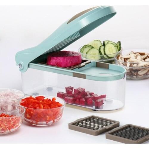 Fast Dicing Hand Power Food Chopper Dicer Quick Dice Onion Garlic Chopper Fruit Vegetable Cutter Onion Cutter Potato Slicer