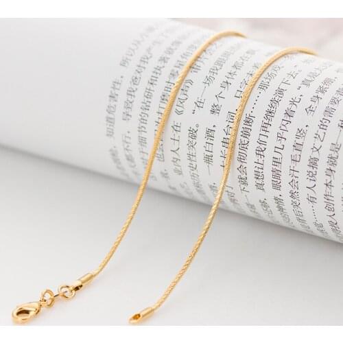 Fine wild necklace with plated gold-filled gold man womans jewelry gold necklace & pendant