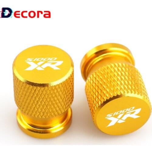 7 Colors For BMW S1000XR S 1000XR S1000 1000 XR Motorcycle Wheel Tyre Valve Airtight Caps Covers CNC Aluminum Accessories Gold