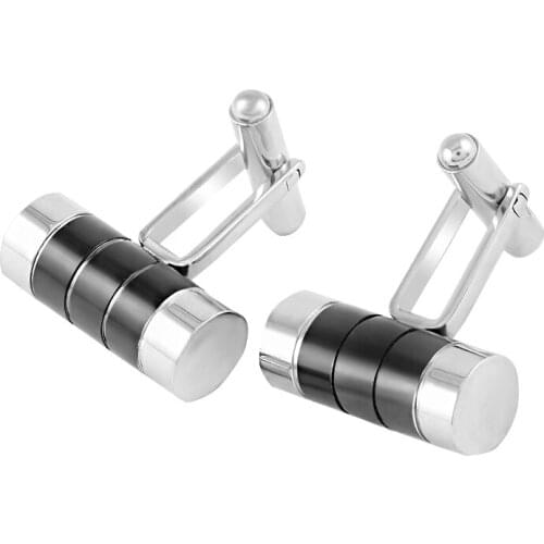 Cremation Jewelry Stainless Steel Cylinder Cremation Cufflinks for Men Hold Loved Ones Ashes Keepsake Memorial Urn Jewelry