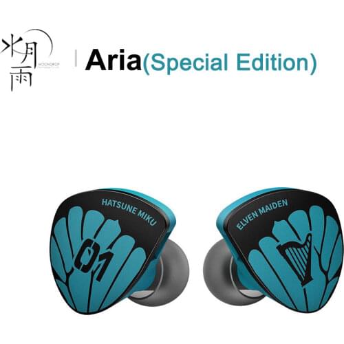 MoonDrop Aria LCP Diaphragm Dynamic Driver In-ear Earphone IEM High Performance Earbuds with 0.78mm 2 Pin Detachable cable