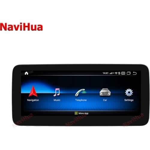 Navihua Qualcomm Android 10.0 touch screen 8 core car radio player stereo audio navigation system for Benz A CLA GLA 2013-2015