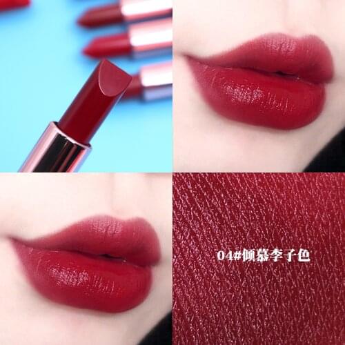 Retro White Plum Color Lipstick Matte Lasting Moisturizing Net Red Rotten Tomato