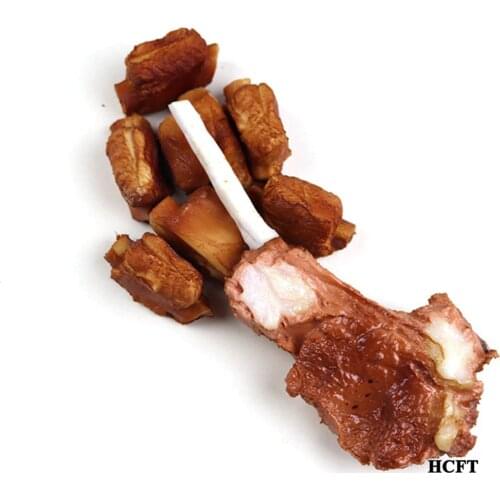 Artificial food display props dining room hotel restaurant store shop decoration simulation fake mutton ribs steak chops model
