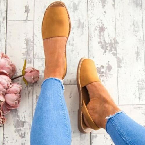 Classics Women Sandals Soft Bottom Flat Sandals 2020 Summer Shoes Woman Peep Toe Beach Sandalias Mujer Flip Flops Plus Size