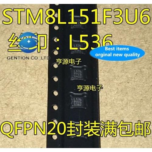 5PCS STM8L151 STM8L151F3U6 silk-screen L536 STM8L151K4U6 silk-screen L151K4 in stock 100% new and original