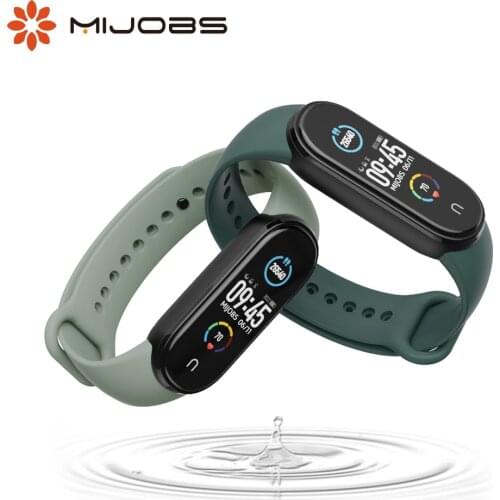 For Mi Band 5 Strap Silicone Wristband for Xiaomi Mi Band 5 Bracelet NFC Global Version Xiomi Miband 5 Replacement Wrist Belt