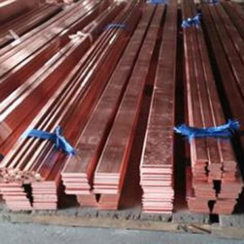 T2 pure copper row copper bar plate red copper bar 100mm long ground copper bar processing cut custom thickness 3mm-5mm