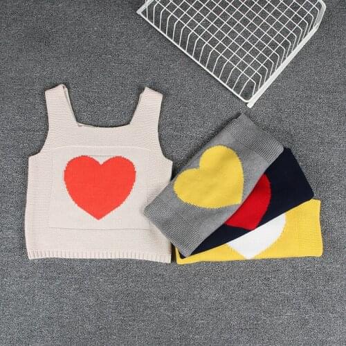 Baby Boy Girl Knitted Sweater 2018 Girls Clothing Spring Autumn Baby Wear Kids Toddler Vest Sweater RT170