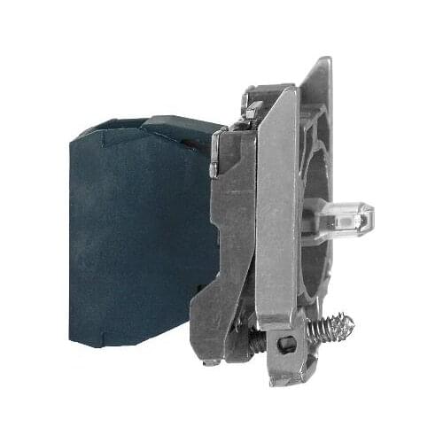 ZB4BVB1 White light block with body/fixing collar integral LED 24V