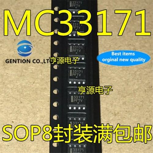 20Pcs MC33171 MC33171DR2G 33171 SOP8 in stock 100% new and original