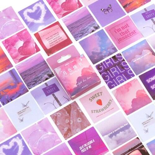 46 pcs/box Moon Porn Book Series Decorative Stationery mini Stickers Scrapbooking DIY Diary Album Journal Landscape Stick Lable