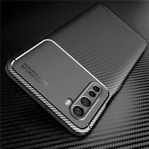 For OnePlus Nord Case Silicone Slim Carbon Fiber Anti-knock Case For OnePlus Nord 5G Cover For OnePlus Nord 8Nord Z 5G 6.44 inch