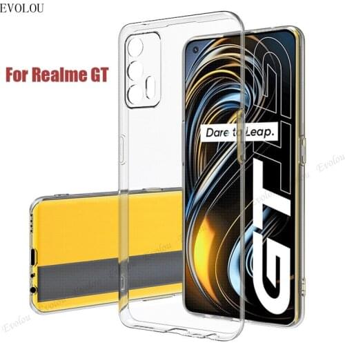 For OPPO Realme GT C21 C20 Transparent Shockproof Case For OPPO Find X3 Pro 5G Camera Lens Protection Soft TPU Clear Back Cover