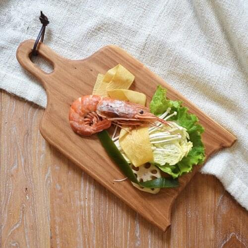 Wooden Pizza Peels Pizza Pad Multi-Use Cutting Board/Chopping Block Eco Natural Wood Bread Board Fruits/Cake Plate