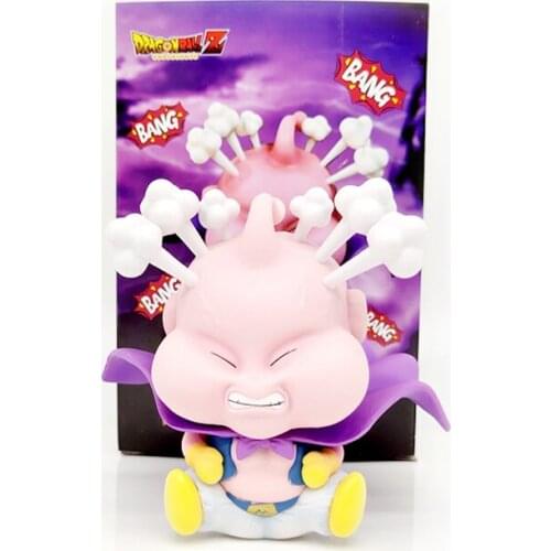 Dragon Ball Z Action Anime Figure GK Buu Q Version Model Special Edition Boxed 10CM PVC Model Ornament Gift Figma Doll Animation