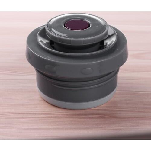 Leak Proof Thermal Cup Lid with Seal Ring Universal Travel Vacuum Flask Cover Reusable Plastic Drinking Cap for Water Pot Kettle