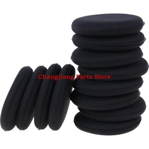 Hot sale 12pcs High Density Foam Sponge Auto Detailing Applicator Pad Best For Waxing and Polishing