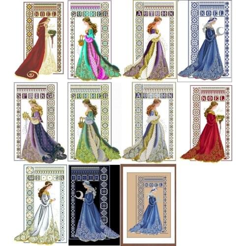 Celtic Christmas Mod - Celtic Night (1) Package Greeting Needlework Counted Cross-Stitching Kits New Style Counted Cross stich