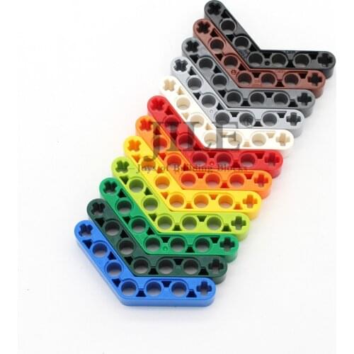 Technology Liftarm Modified Bent Thick Beam 1x7 4 - 4 32348 Building Blocks Bricks Compatible with Assembles Science Mechanical
