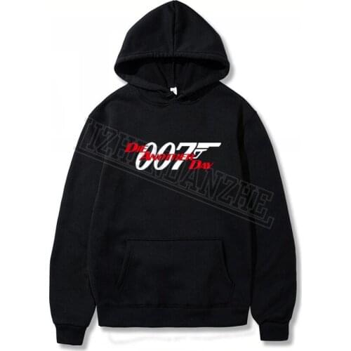 Die Another Day James Bond 007 Agent Movie Men Hoodies , Fashion Brand Men and women Sweatshirt hoody Fashion printing Tops