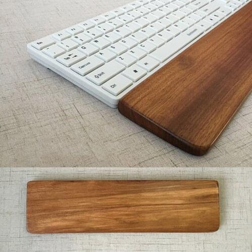 Roadfisher Natural Garapa Balsam Pear Rose Wood Mechanical 60/87/104 Key Laptop Keyboard Mouse Wrist Rest Pad Hand Palm Support