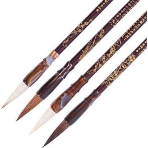 Calligraphy Brush Pen Weasel Woolen Squirrel Multiple Hair Lian Brush Chinese Painting Writting Calligraphy Practice Papeleria