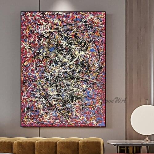 Hand Painted Imitate The Paintings Of Famous Abstract Oil Painting On Canvas Wall Art For Living Room Home Decoration No Frame