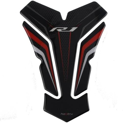 With logo R1 For Yamaha R1 YZFR1 YZF-R1 3D Motorcycle Tank Pad Protector Decal Stickers