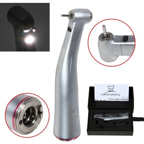 Dental Fiber Optic Contra Angle Low Speed Handpiece 1:1/1:5/20:1 Air Turbine for KAVO NSK