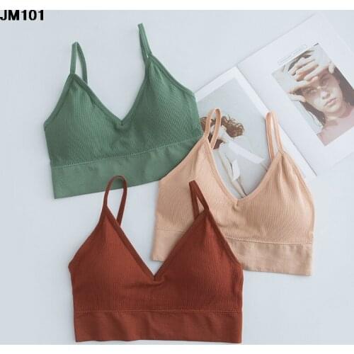 Women Sexy Crop Tops Tube Top Streetwear Sleeveless Camis Seamless Sports Lingerie Tee Bra Crop Top Breast wrap Bandeau Top Tank