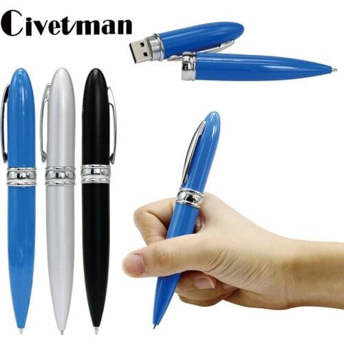 Pencil USB Flash Drive 128GB U Disk Fashion Ballpoint Pen Drive Memory Cards 64GB 32GB 16GB 8GB Pendrive 256GB USB Flash Memory