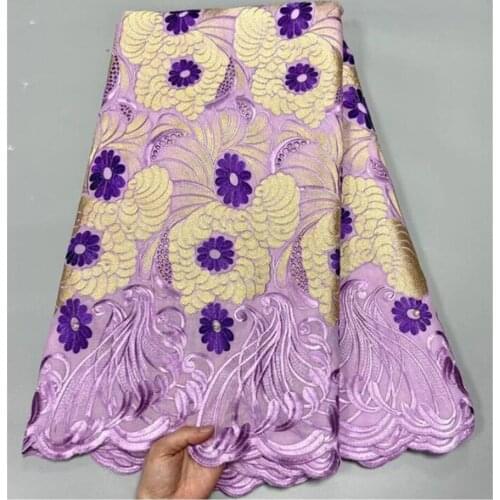 High Quality African Swiss Voile Lace Fabric With Stones Soft Embroidery Dry Voile Lace Materials Nigerian Swiss Lace 5yards