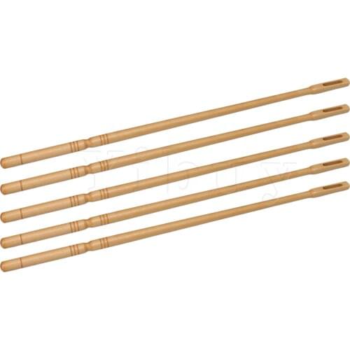 Yibuy 5 x Flute Cleaning Rod Swab Tool Flute 35cm for Woodwind Instruments