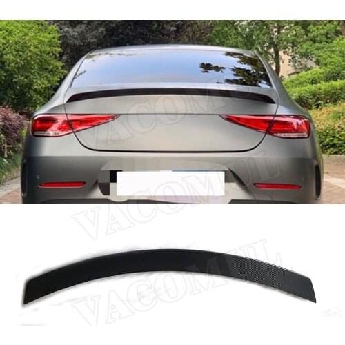 Carbon Fiber / FRP Rear Boot Spoiler for Mercedes Benz CLS Class W257 C257 CLS400 CLS550 AMG 2018 2019 2020 Trunk Spoiler Wings