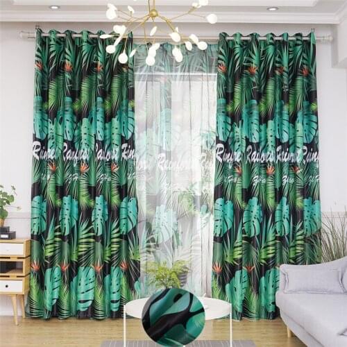 Rainforest Printed Window Curtain Panels for Living Room Jinya Home Decor Kitchen Blackout Curtains with Grommet Outdoor Drapes