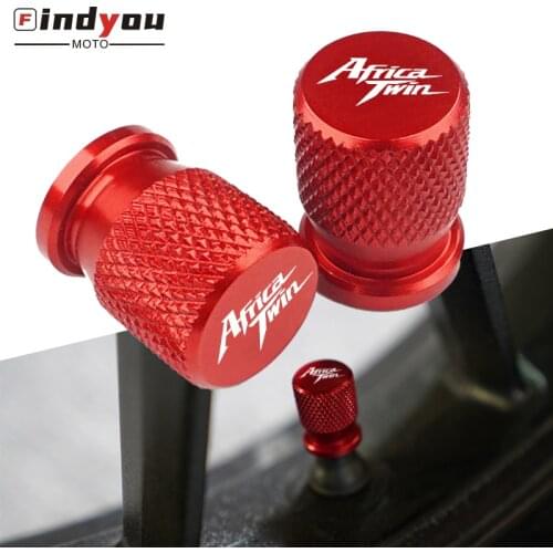 1 Pair For HONDA Africa Twin CRF1000/L XRV 750 Motorcycle CNC Aluminum Wheel Tire Valve Stem Caps Airtight Covers Blue