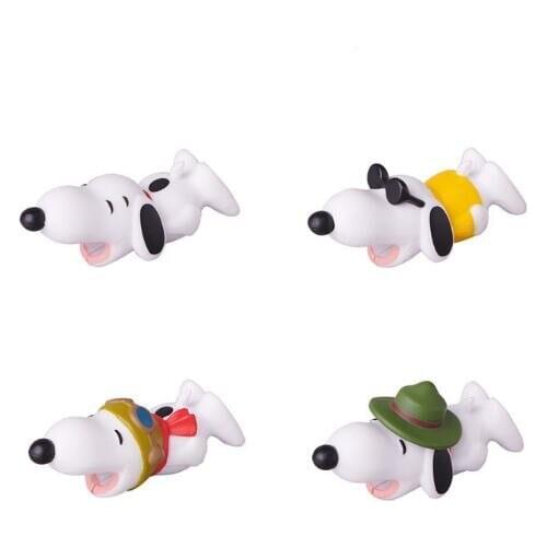 4pcs Cartoon Animal Dog Cable Winder protector Data Cable Line Cable Winder Protective For iphone Samsung Android Cell Phone