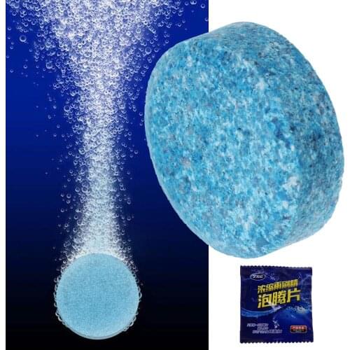 5Pcs Auto Car Windshield Glass Washer Window Cleaner Effervescent Tablets Solid #401