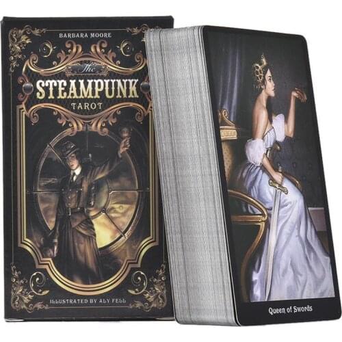 78pcs Full English The Steampunk Tarot Deck Board Game Card Table Game Cards For Family Friends Gathering Party Entertainment